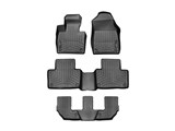 WeatherTech 441665-1-2-4412956 Black 1st 2nd Bench & 3rd FloorLiners 2021+ Ford Expedition / WeatherTech 441665-1-2-4412956 Floor Mat Combo