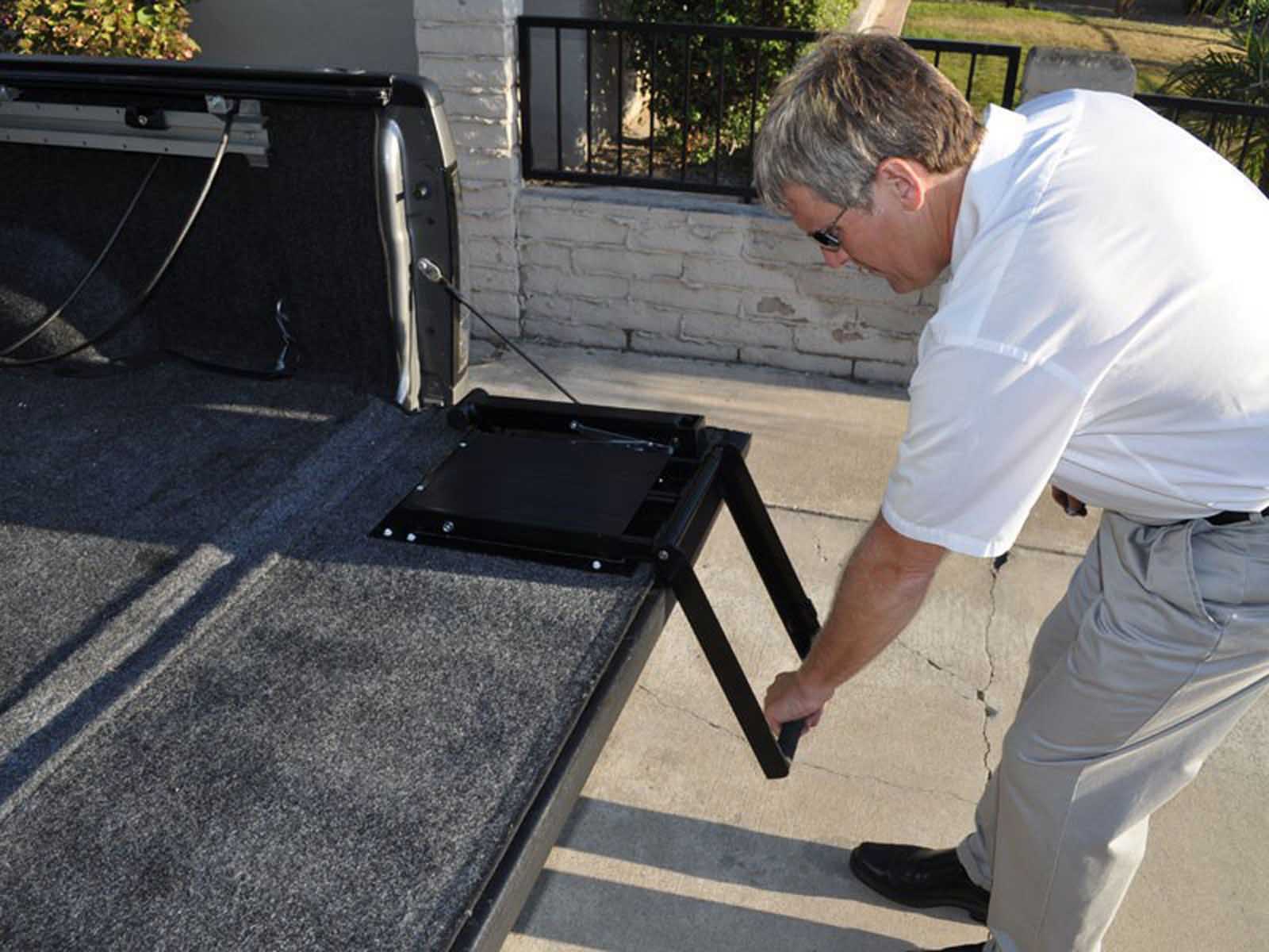 BAK Step Universal Tailgate Step & Handle for Easy Truck Bed Entry BAK