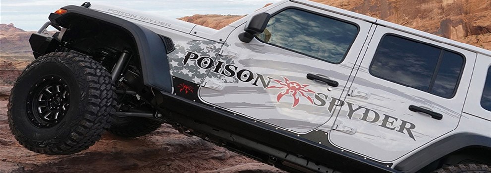 Accesspeed | Poison Spyder White Jeep Wrangler JL