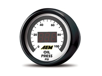 AEM 30-4401 Oil Pressure Display Gauge