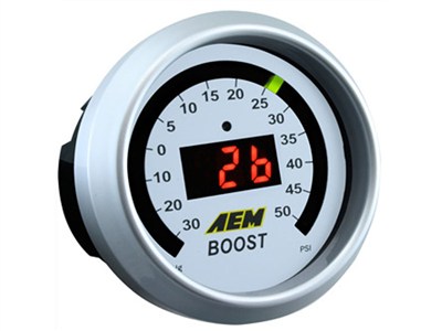AEM 30-4408 Digital Boost Gauge (-30-50psi) 4-In-1