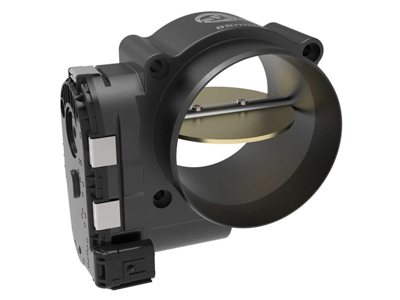 aFe 46-39101 Power Billet 85mm Throttle Body 2018–21 Mustang GT, 2018–20 F-150, 2020–22 F-250/F-350