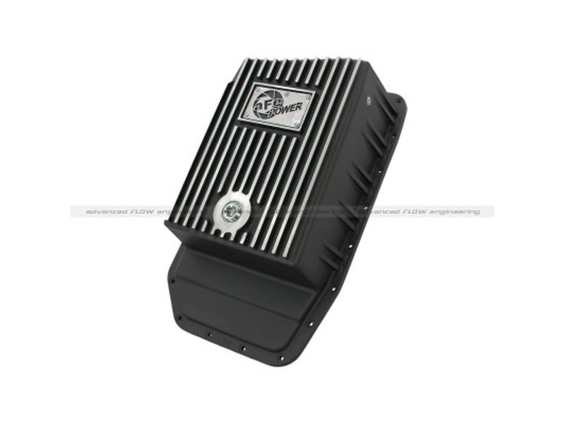 aFe 46-70172 Deep 6R80 Transmission Pan With Machined Fins 2009-2020 Ford F-150 W/6R80 Transmission