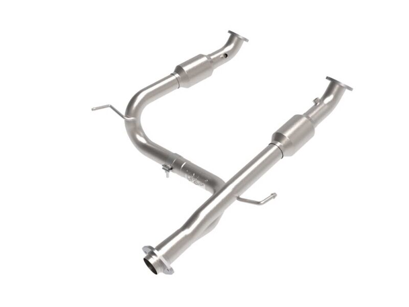 aFe 48-46006-RC Stainless Y-Pipe With Cats for 2005-2015 Toyota Tacoma 4.0