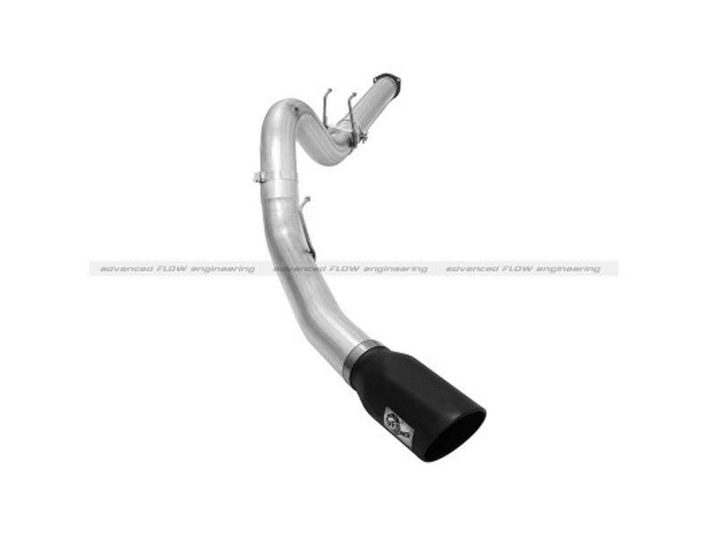 aFe 49-03064-B ATLAS 5" DPF-Back Alum-Steel Exhaust W/Black Tip 2015 2016 Ford F250/350/450/550 6.7