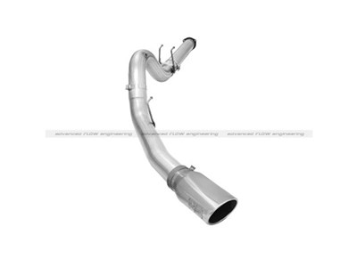 aFe 49-03064-P ATLAS 5" DPF-Back Alum-Steel Exhaust Polished Tip 2015-2016 Ford F250/350/450/550 6.7