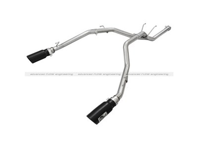 aFe 49-42041-B Large Bore-HD 2-1/2" 409 Stainless DPF-Back Exhaust 2014-2018 RAM 1500 3.0 EcoDiesel