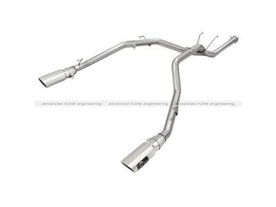 aFe 49-42041-P Large Bore-HD 2-1/2" 409 Stainless DPF-Back Exhaust 2014-2018 RAM 1500 3.0 EcoDiesel