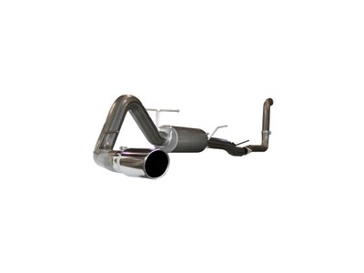 aFe Power 49-43005 Large Bore-HD 4" 409 Stainless Steel Turbo-Back Exhaust 2003-2007 Ford 6.0 Diesel