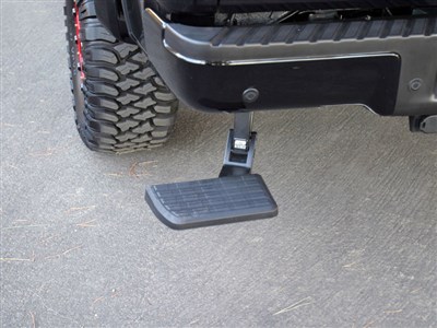 Amp Research 75302-01A BedStep Retractable Bumper Step for 2006-2014 Ford F-150 & F-150 Raptor