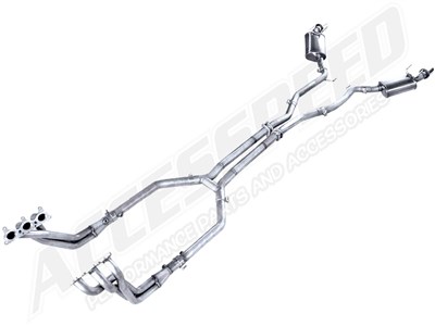 ARH CAV6-12212212FSNC Full System 2.5" Exhaust with H-Pipe No Cats for 2012-2014 Camaro V6
