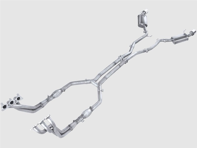 ARH CAV6-12212212FSWC Full System 2.5" Exhaust with H-Pipe & Cats for 2012-2014 Camaro V6