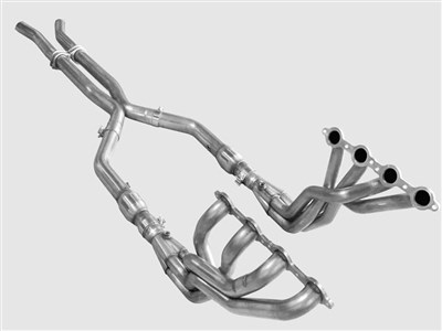 ARH CAV8-10178300LSWC 1-7/8" Long-Tube Headers with 3" X-Pipe & Cats for 2010-2015 Camaro V8