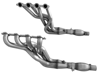 ARH CAV8-10178300SHWC 1-7/8" Long-Tube Headers with Catted Connector Pipes for 2010-2015 Camaro V8