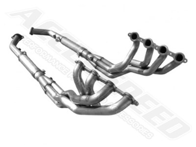 ARH GTO-04134300LSNC 1-3/4" Long-Tube Headers with Race Pipes for 2004 Pontiac GTO