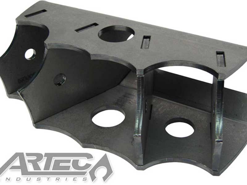 Artec Industries BR1005 Crossmember Bracket Large 4 Link Tube Style Size 1.75 Inch OD Round Tube