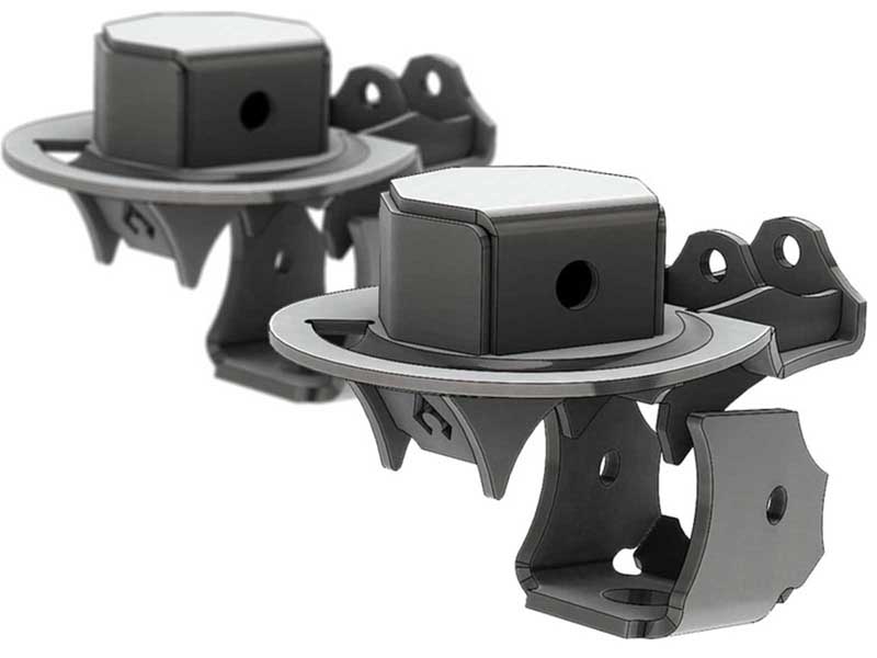 Artec Industries BR1113 Ultimate Coil Bracket 0 Degree LCA Brackets 3.5 Inch Tube Diameter