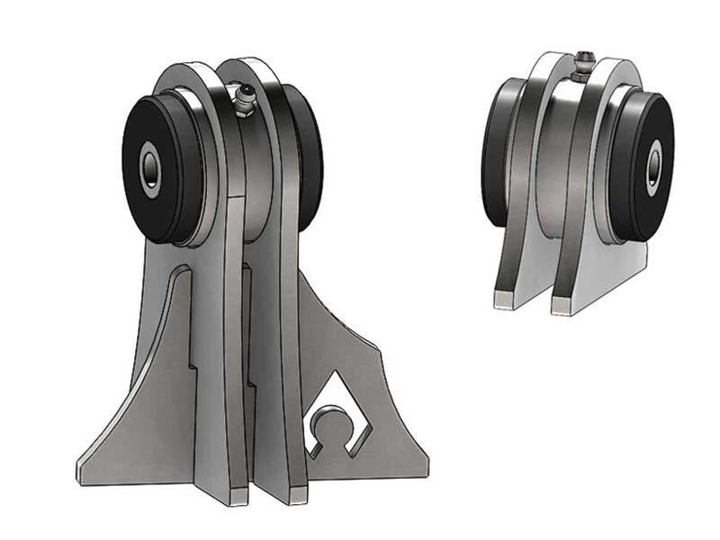 Artec Industries BR1124 TJ Weld On UCA Brackets For Low Pro Front Truss Currie JJ Bushing 7/16" Bolt