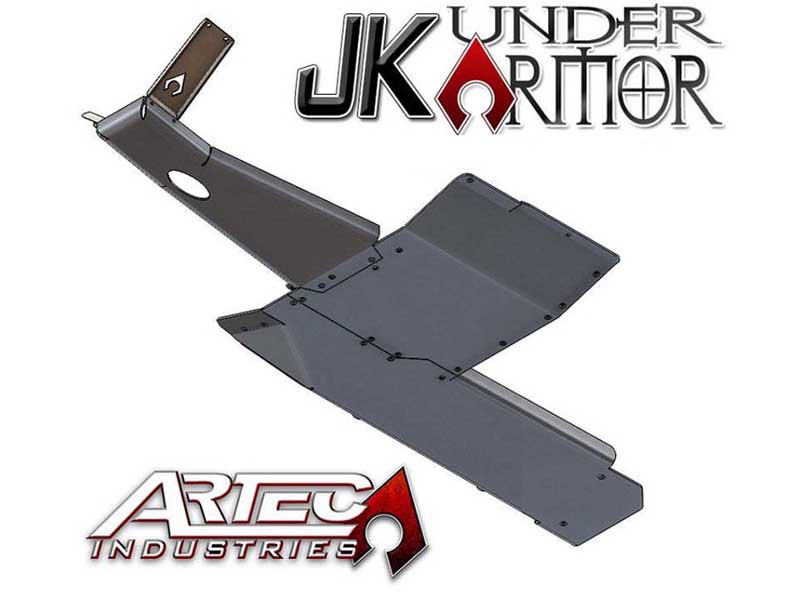 Artec Industries JK1020 JK Under Armor 2 Door Bellypan Kit 2012-2016 Wrangler JK