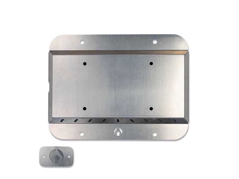 Artec Industries JK1111 JK Spare Tire Delete Kit Bare Aluminum