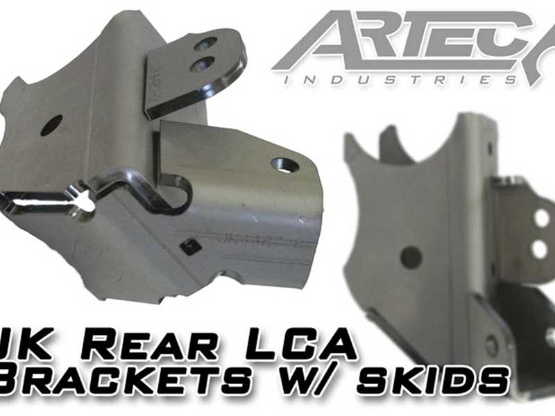Artec Industries JK4427 JK Rear LCA Brackets W/Skids