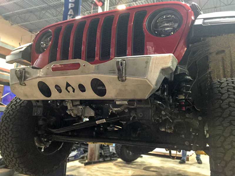 Artec Industries JL5301 Wranger JL Nighthawk Front Bumper Bare