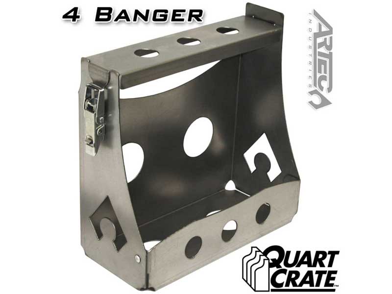 Artec Industries QC0043 Quart Crate 4 Banger Aluminum