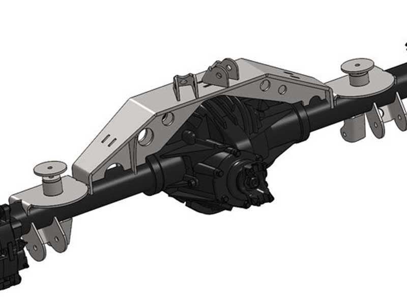 Artec Industries TJ1414 Triangulated TJ 14 Bolt Swap Kit W/Truss 2.63 Inch / OEM
