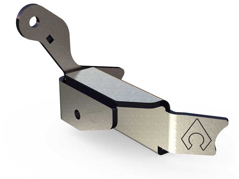 Artec Industries TJ2016 Jeep TJ Stock Tracbar Bracket Replacement 1997-06 Wrangler For TJ Front Axle