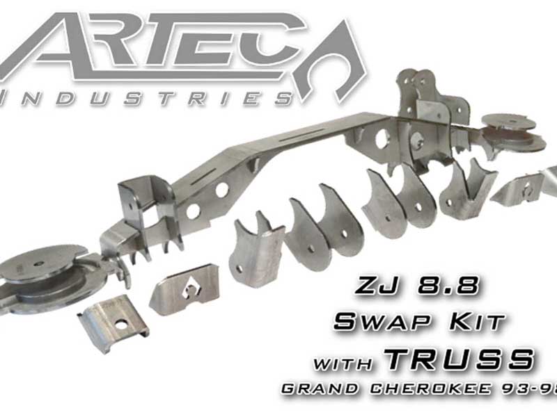 Artec Industries TR8802 ZJ 8.8 Swap Kit W/Truss 93-98 Jeep Grand Cherokee