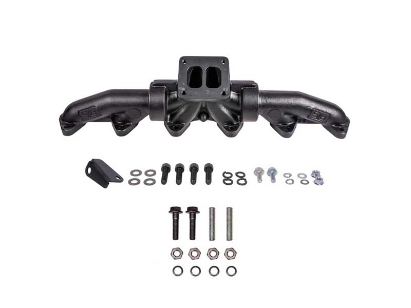 ATS 204-911-2164 Pulse Flow Exhaust Manifold Kit Fits 94-Early 1998 5.9L Cummins 3-Pc T4
