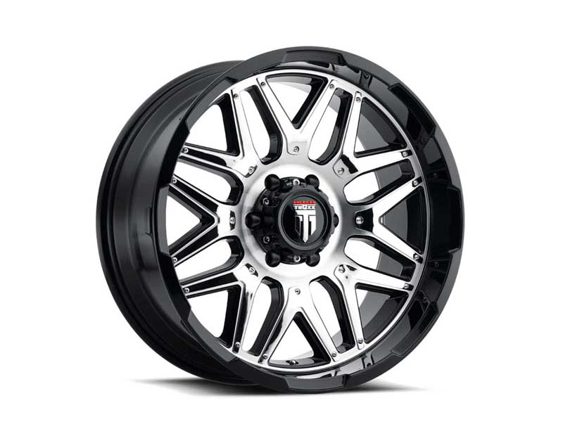 American Truxx AT151-2970BM-12 Grind AT151 Gloss Black Machined 20X9 8-170 -12MM 125.2MM Wheel