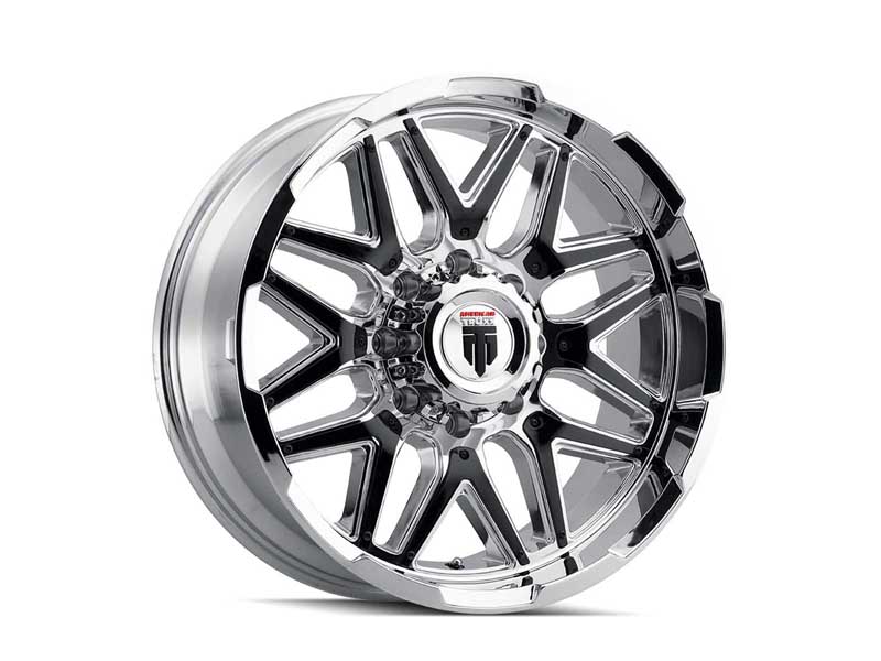 American Truxx AT151-2985C0 Grind AT151 Chrome 20X9 5-139.7 0MM 87.1MM Off Road Wheel