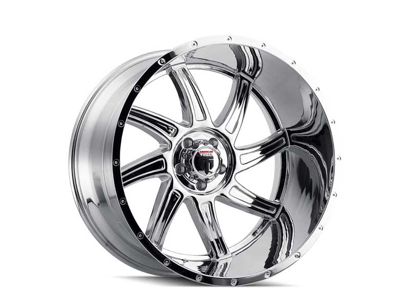 American Truxx AT162-2173C-24 Vortex AT162 Chrome 20X10 5-127 -24MM 78.1MM Off Road Wheel