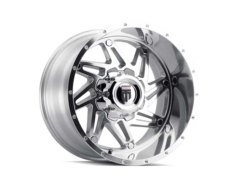 American Truxx AT165-2237P-44 Warrior AT165 Polished 20X12 6-135/6-139.7 -44MM 106.1MM Wheel