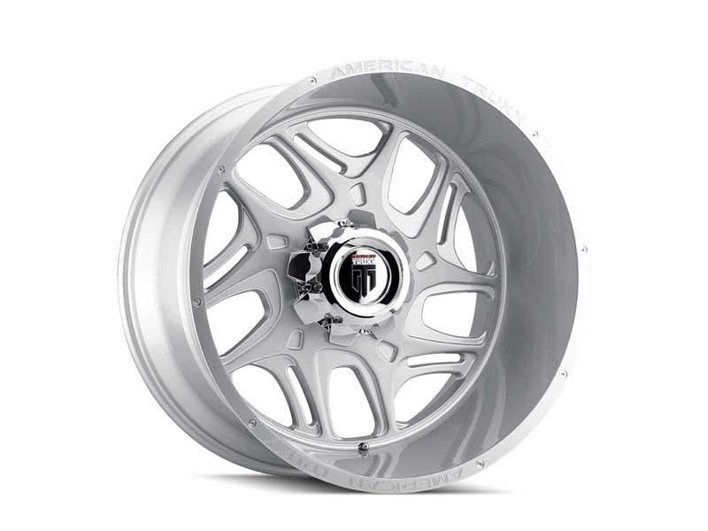 American Truxx AT1900-24470BT-76 Sweep AT1900 Brushed Milled 24X14 8-170 -76MM 125.2MM Wheel