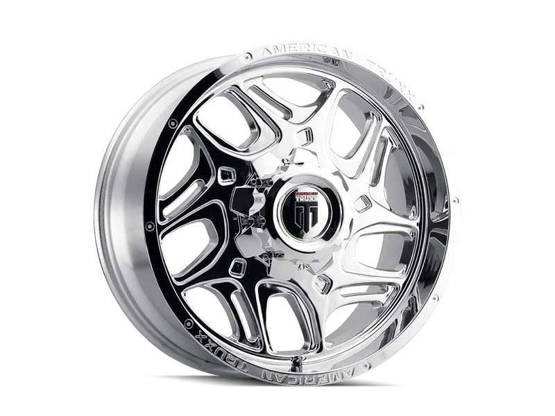 American Truxx AT1900-2970C-12 Sweep AT1900 Chrome 20X9 8-170 -12MM 125.2MM Off Road Wheel