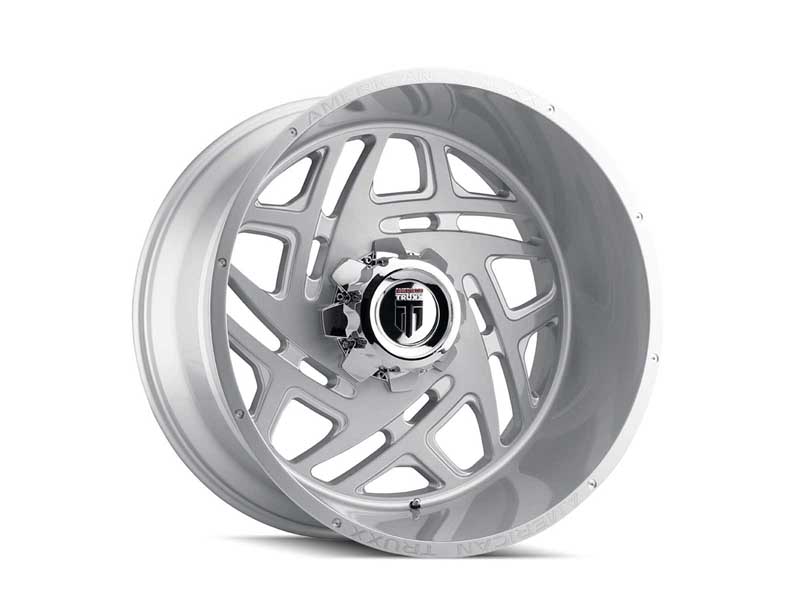 American Truxx AT1904-24481BT-76 Cosmos AT1904 Brushed Milled 24X14 8-165.1 -76MM 125.2MM Wheel