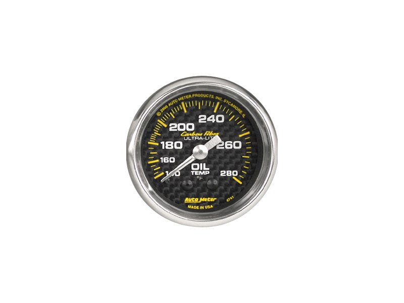 AutoMeter Carbon Fiber 4741