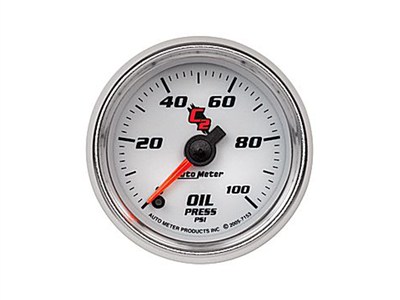 AutoMeter C2 7153 Electronic 2-1/16" Oil Pressure Gauge 0-100PSI