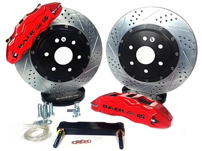 Baer 4261083R 14" Extreme+ Brake Kit Front Red , 1999-2002 Expedition
