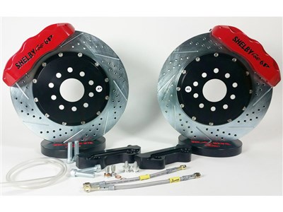 Baer 4261236R 13" Pro+ Shelby Edition Brake Kit Front Red, 1979-2004 Mustang