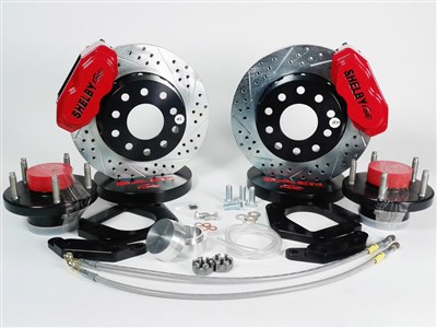 Baer 4261363R 11" SS4+ Shelby Edition Brake Kit Front Red, 1937-1948 Ford