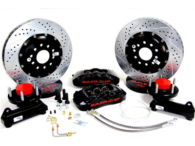 Baer 4261381B 14" Pro+ Brake Kit Front Black, For TCI Spindle