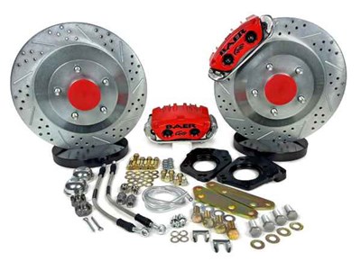 Baer 4261571R 13" Classic Brake Kit Front Red Fits 1979-1993 Mustang With 94-04 SN95 Spindles & Hubs