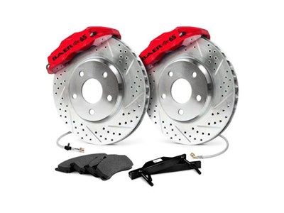 Baer 4301019R 15" Front Extreme Big Brake Kit, Red, Slotted & Drilled, 1999-2023 GM 1500 Truck/SUV