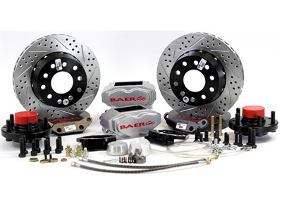 Baer 4301447S 11" SS4+ Brake Kit Front Silver, 1969-1970 Chevy