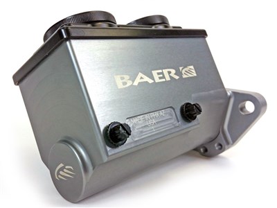 Baer 6801238LP ReMaster Gray Master Cylinder 1" Left Port 2-Bolt for Ford & GM