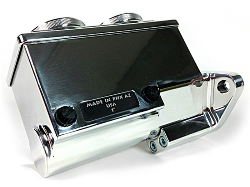 Baer 6801305LP Remaster Master Cylinder 1-1/8" Left Port 4-Bolt, Polished