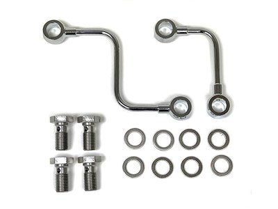 Baer 6801311 Remaster to Remaster Prop Valve Hard Lines (15/16" & 1"), Fitting: Stainless 3/8-24 Ban